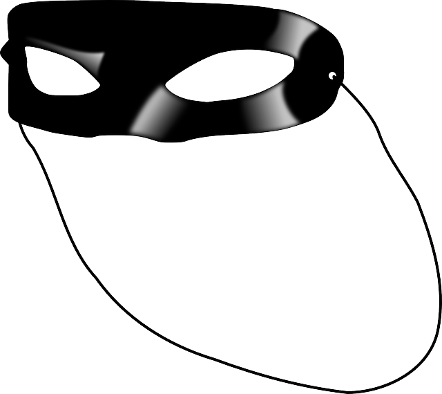 Domino Mask (640x570), Png Download