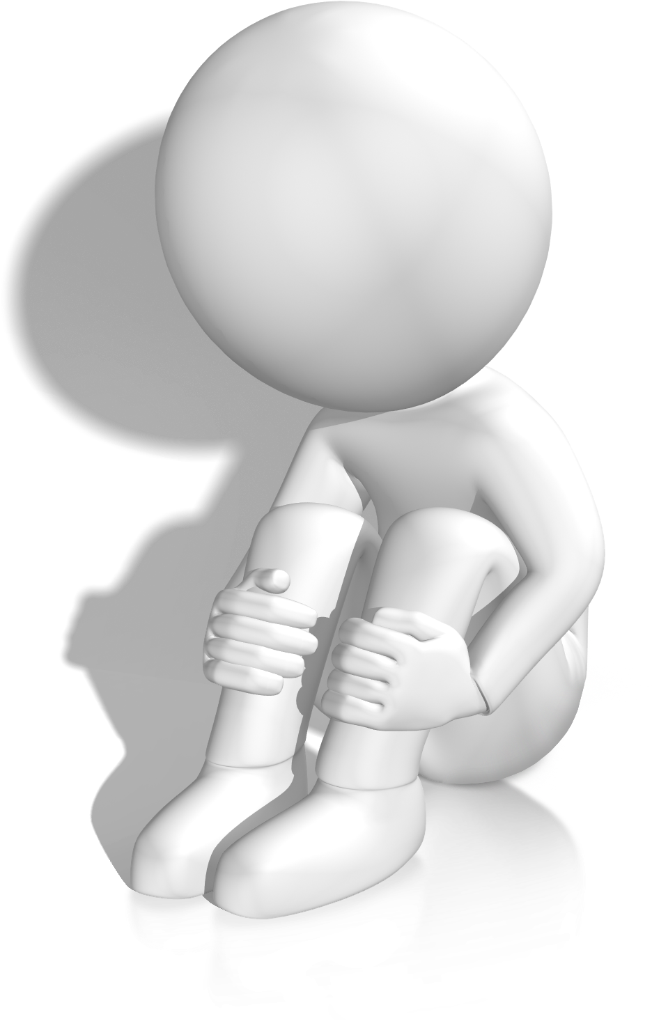 Jennifer Axelson, Lcsw, Ccm, Mscc, Clcp - Sad Figure (1100x1600), Png Download
