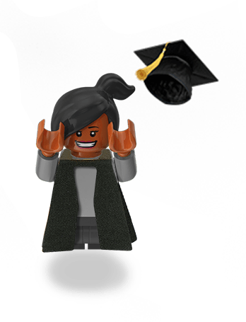 Oeo Lego Graduate - Transparent Graduation Lego Png (348x455), Png Download