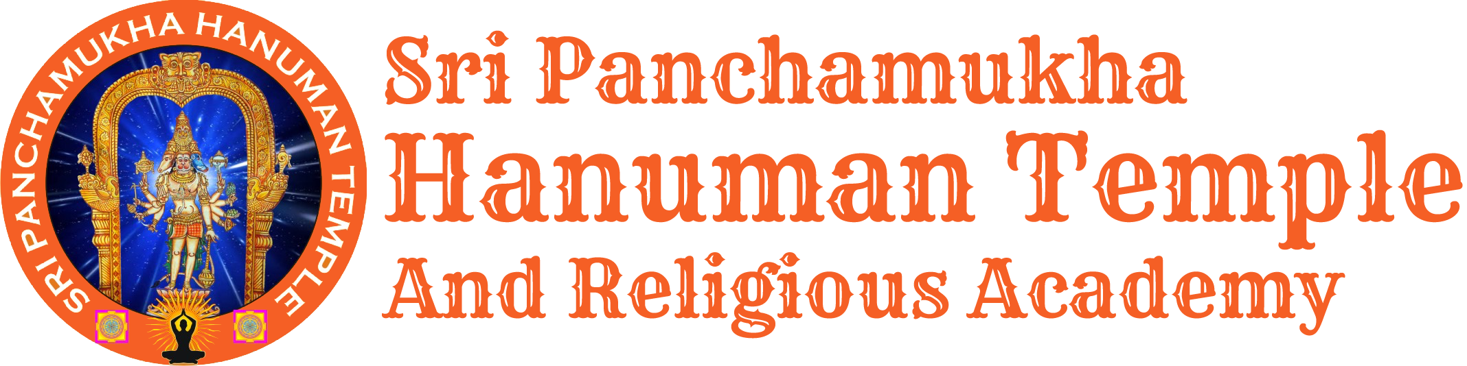 Sri Panchamukha Hanuman Temple And Religious Academy - Religion (2136x534), Png Download