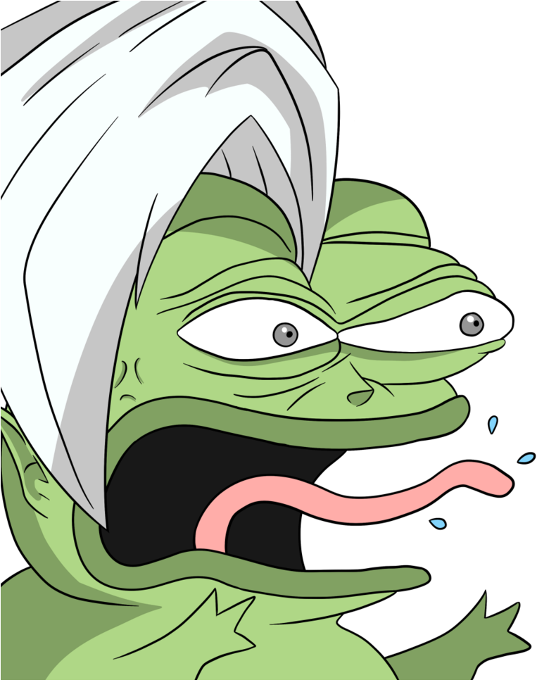 Zamasu Reeeee By Cowctus On Deviantart - Pepe Clipart (828x965), Png Download