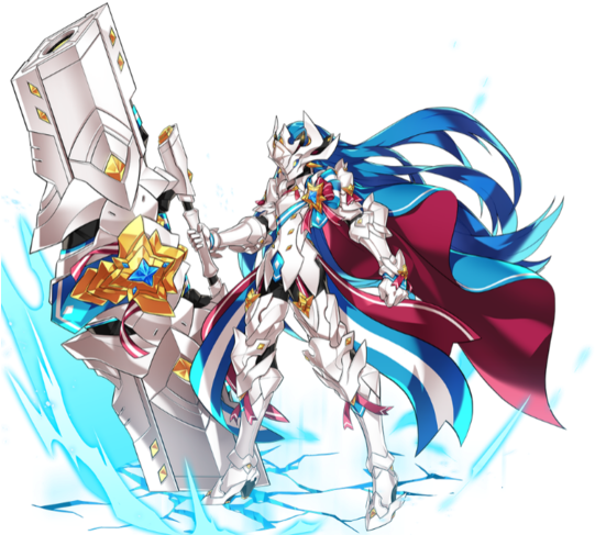 Comet Crusader Berserker Form - Elsword Chung Comet Crusader (550x490), Png Download