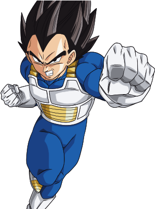 Vegeta - Cartoon (1600x412), Png Download