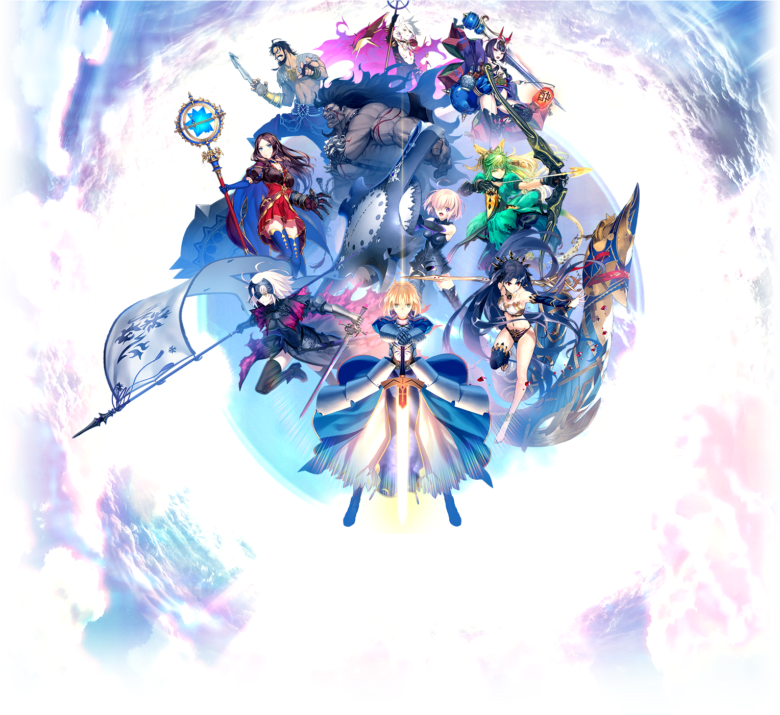 /asai Genji - Fate Grand Order Arcade (1920x1408), Png Download