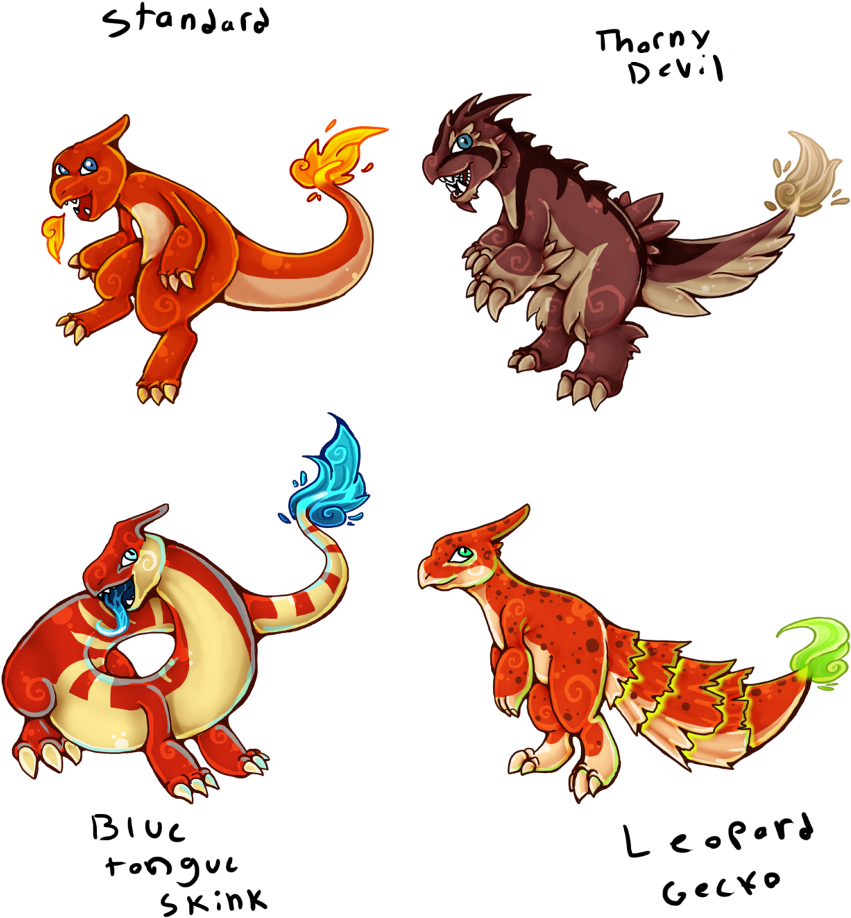 Thorny Biuc Tongui S Kink Pokémon Go Cartoon Fauna - Charmander Variants (1280x1483), Png Download