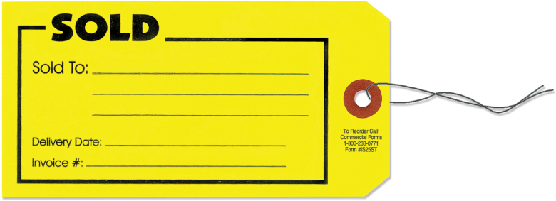 Sold Tags - Midori D-clips (800x800), Png Download