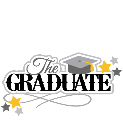 The Graduate Svg Scrapbook Title Graduation Svg Scrapbook - Graduate Clipart (432x432), Png Download