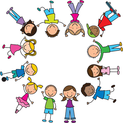 Graphic Library Library Images Of Children Png Spacehero - Kids In A Circle Png (395x393), Png Download