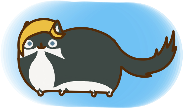 Samthemoose101 Pusheen Ych - Cartoon (648x482), Png Download