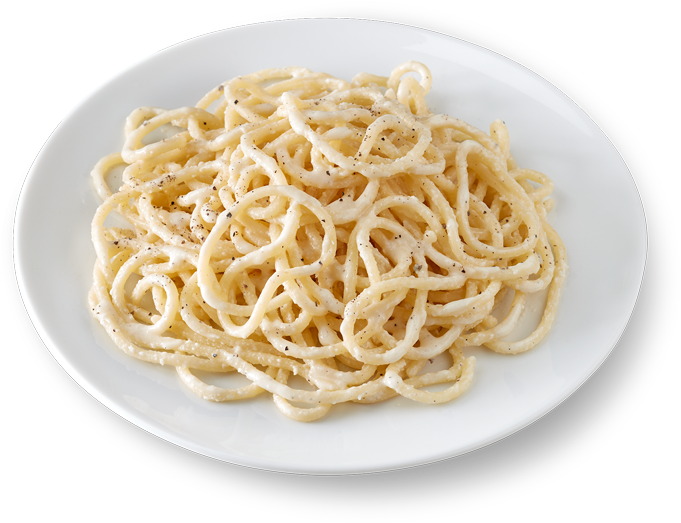 Spaghetti Cacio E Pepe - Carbonara (750x550), Png Download