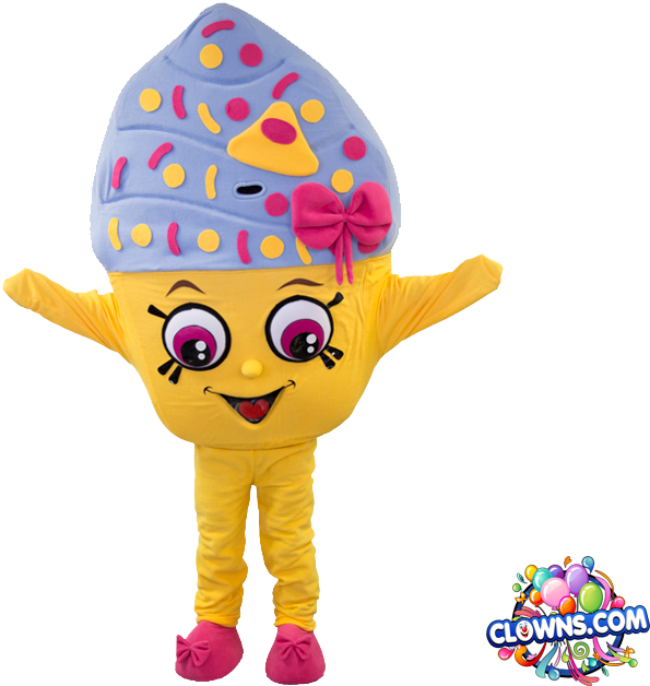 Shopkins Cupcake - Clown (727x646), Png Download