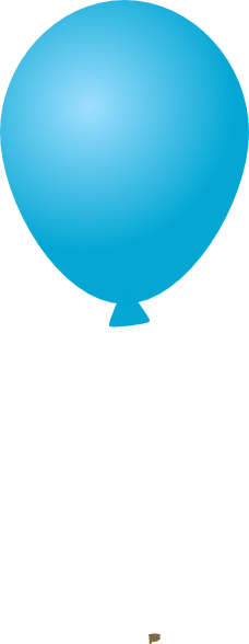 How To Set Use Ballon Blue Beach Svg Vector (228x588), Png Download