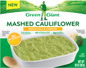 Green Giant Cauliflower Mash (400x400), Png Download