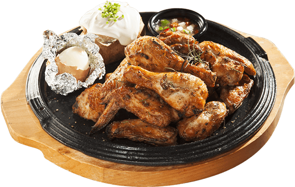 Rosemary Chicken - Chicken (848x380), Png Download