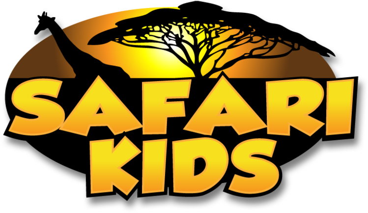 Safari Kids - Stickalz Llc Tree Safari Wall Art Decal Sticker (1000x563), Png Download