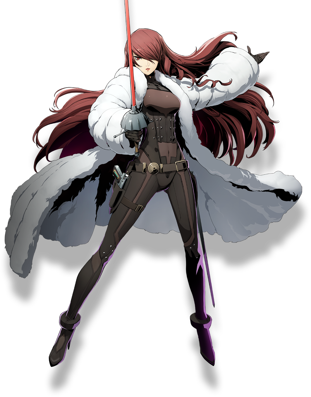 Bbtag Mitsuru Portrait - Blazblue Cross Tag Battle Mitsuru (1063x1359), Png Download
