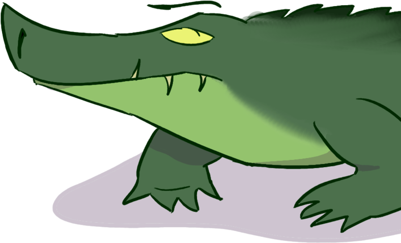 Interior Crocodile Alligator By Cassiethomas On Deviantart - Crocodile (900x661), Png Download