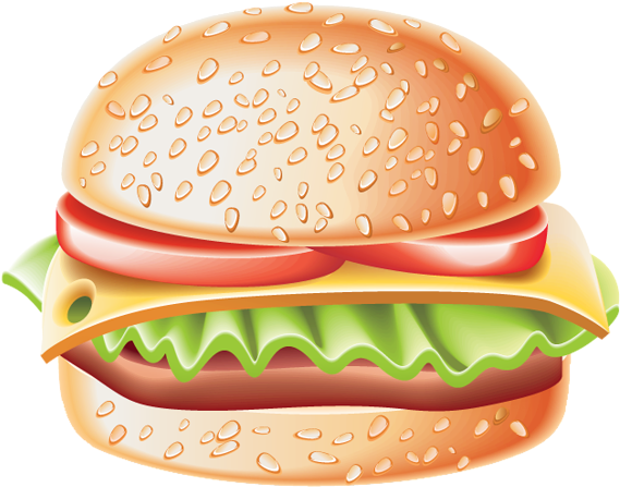 0, - Fast Food Clipart Png (600x478), Png Download