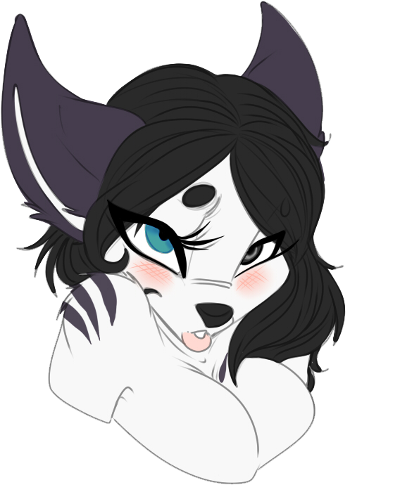 Submissive Blush - Art (1000x1000), Png Download