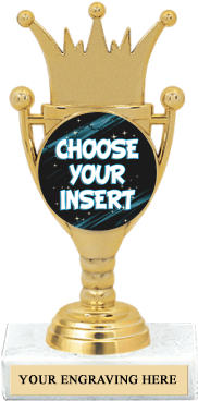 Gold Crown - 1223-1 - Crown Trophy (300x400), Png Download
