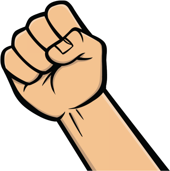 Final Blends - Fist Cartoon Png (600x615), Png Download