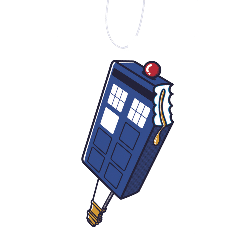 Tardis Ice Pop Air Freshener - Portable Network Graphics (1000x1000), Png Download