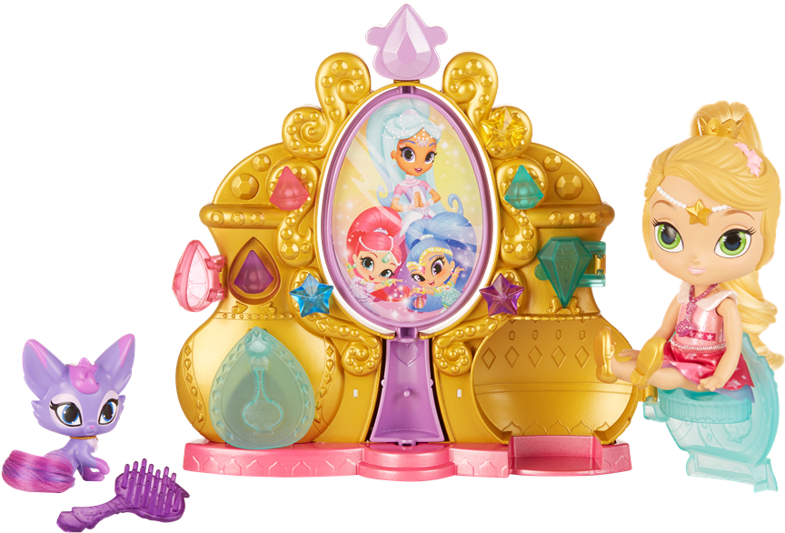 Join Leah And Her Pet Parisa Keep Shimmer And Shine's - Shimmer And Shine Mirror Room Playset (1024x683), Png Download