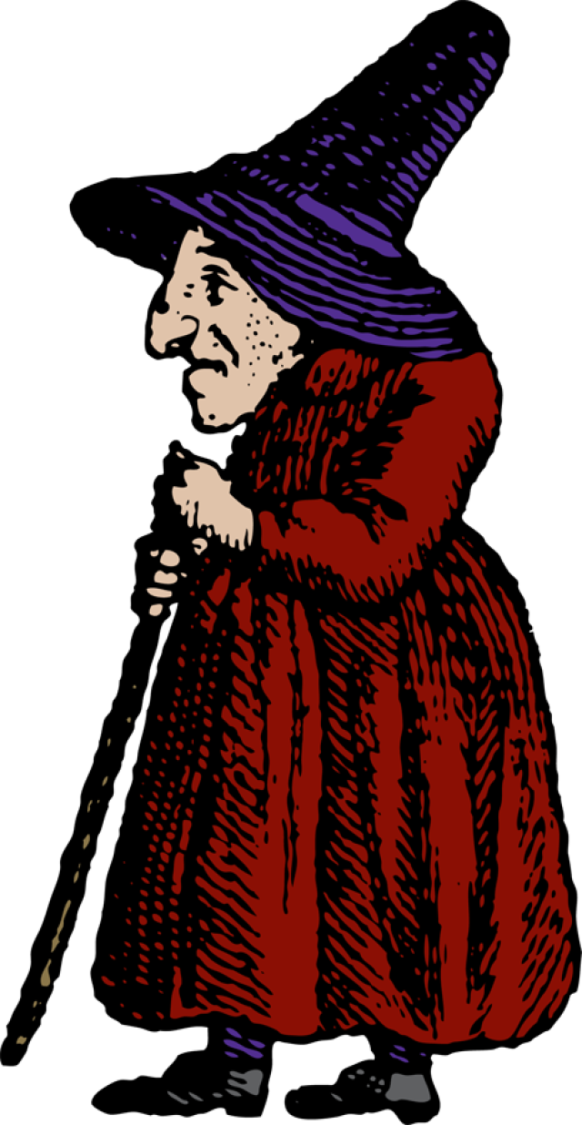 Old Witch Pictures - Hansel And Gretel Witch Clipart (640x1236), Png Download