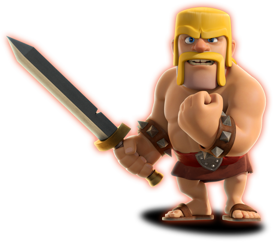 Join Us - Clash Of Clans Barbar (532x473), Png Download
