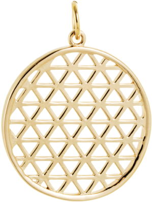 Kirstin Ash Filigree Circle Charm - Locket (600x654), Png Download