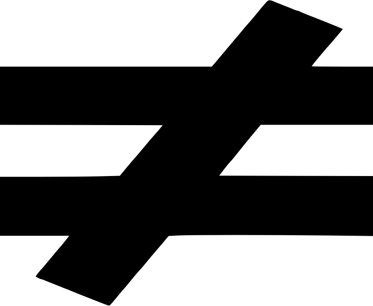 15 Black Censor Bar Png For Free On Mbtskoudsalg - Not Equal To Png (768x631), Png Download