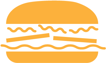 Saks-hamburger - Fast Food (432x432), Png Download
