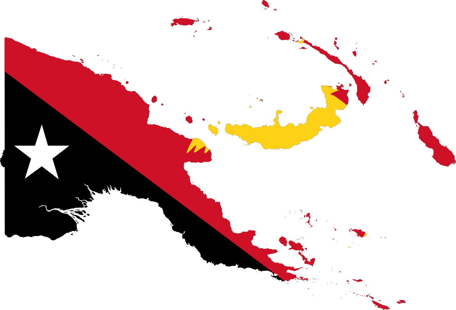 Children Dying Of Hunger As Frost, Drought Worsens - Papua New Guinea Map Png (1280x871), Png Download
