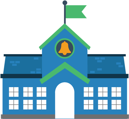 View Schools - School Illustration Png (600x600), Png Download