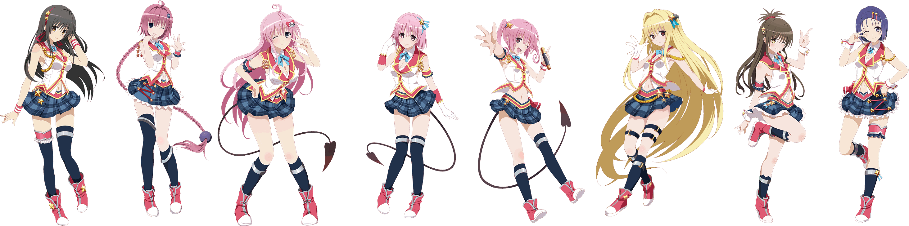 Friendly Reminder That Yami And Mikan Are The Cutest - To Love-ru (3000x928), Png Download