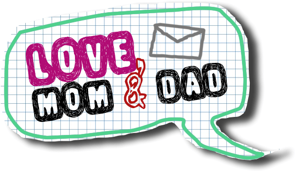 Love, Mom Dad - Love Mom And Dad (669x438), Png Download