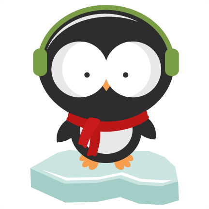 Penguin Svg Cutting Files For Scrapbooking Winter Cut - Scrapbooking (432x432), Png Download