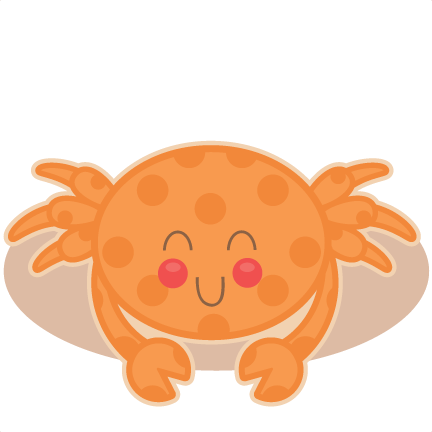 Crab Scrapbook Cuts Svg Cutting Files Doodle Cut Files - Digital Scrapbooking (432x432), Png Download