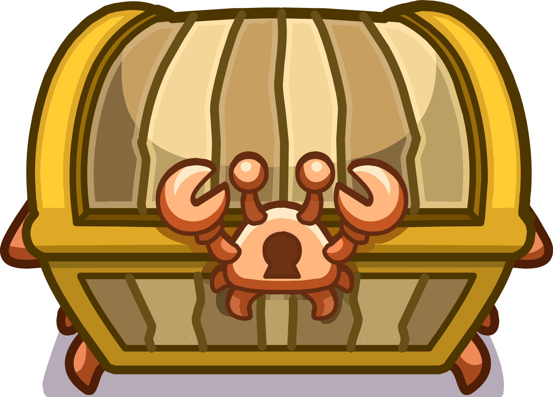 Crab Treasure Chest Emote - Cofres Sprite (1800x1293), Png Download
