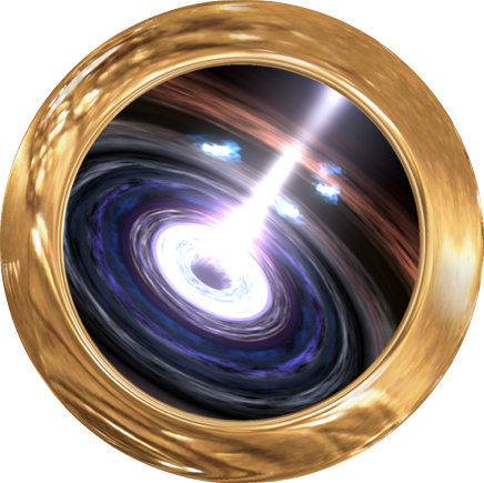 Watching A Sky Full Of Massive Black Holes - Moving Pictures Of Black Holes (436x435), Png Download