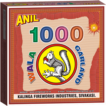 Chorsa Garlands - 10000 Wala Anil Fireworks Wholesale Price List (400x600), Png Download