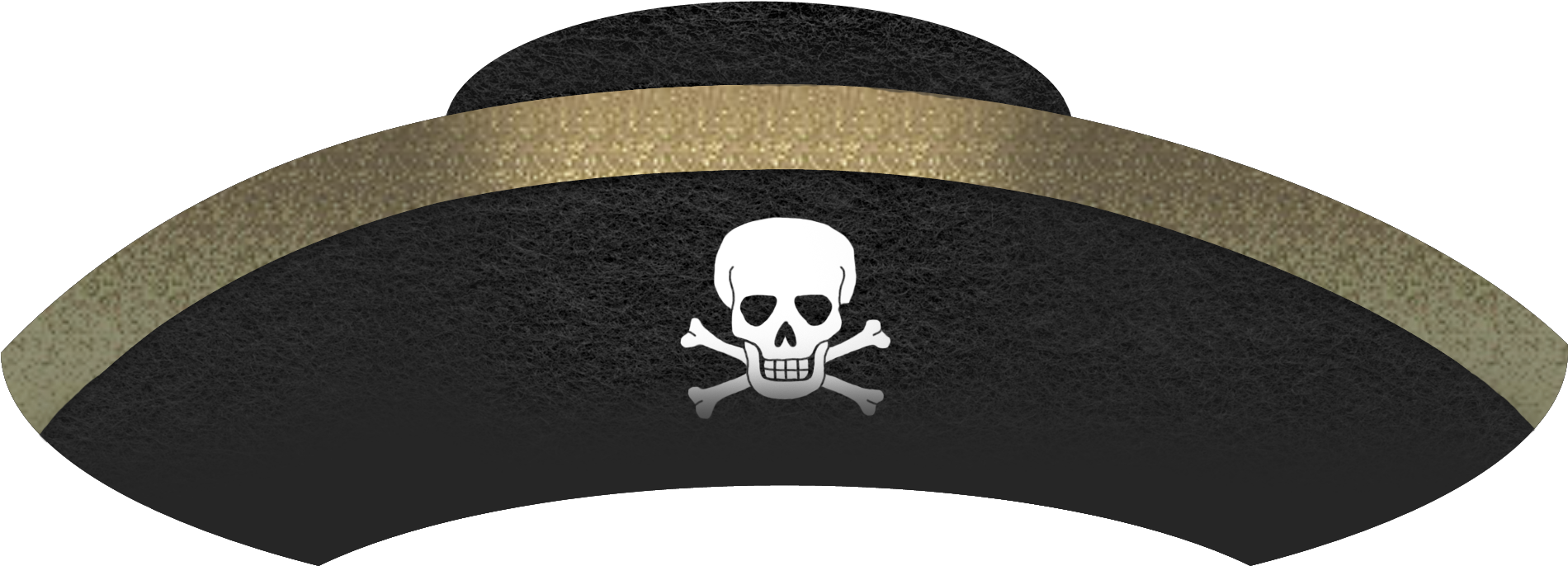 Pirate Hat Png - Portable Network Graphics (2000x1030), Png Download