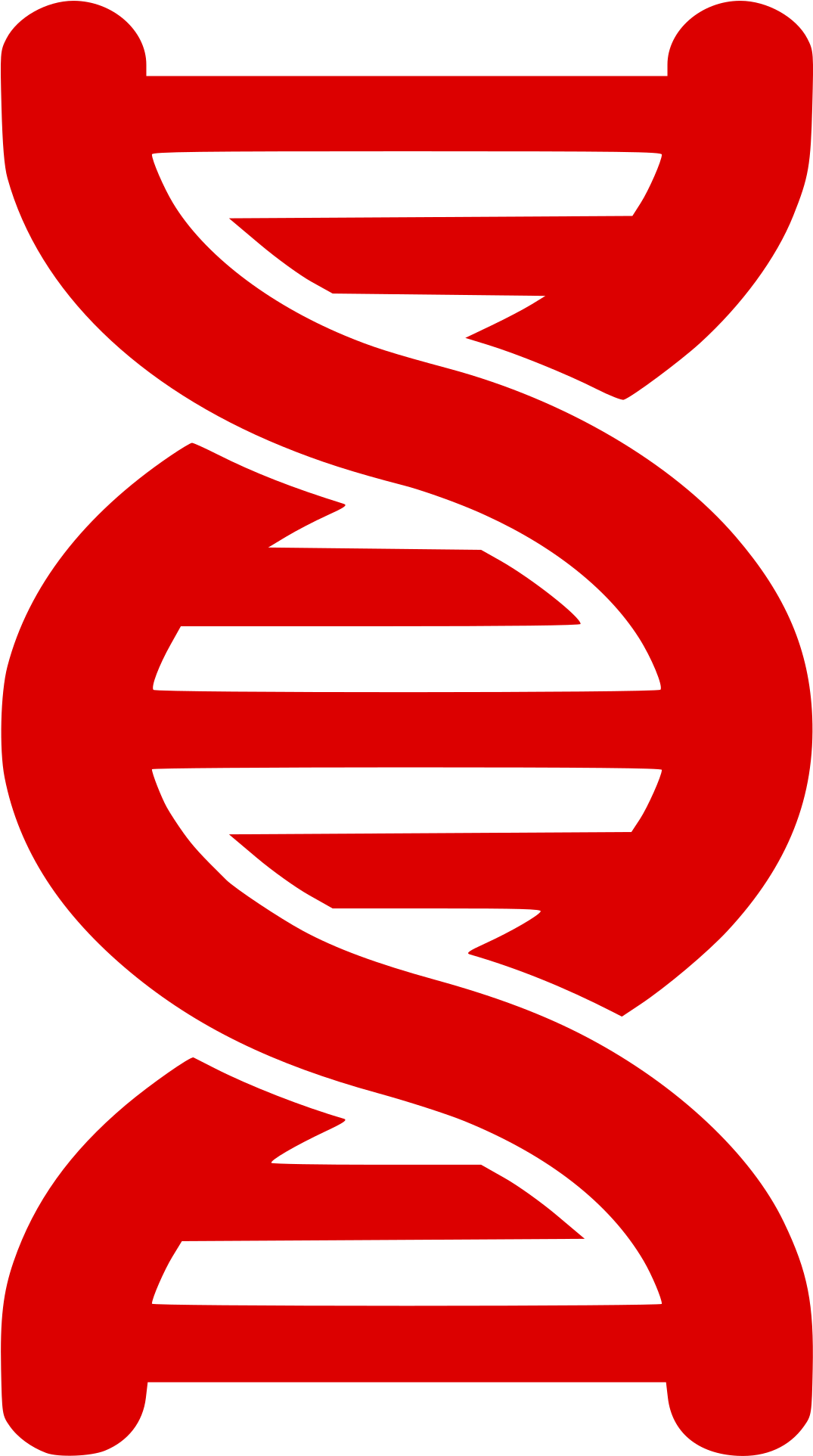 This Free Icons Png Design Of Dna Strand Icon (1550x2400), Png Download