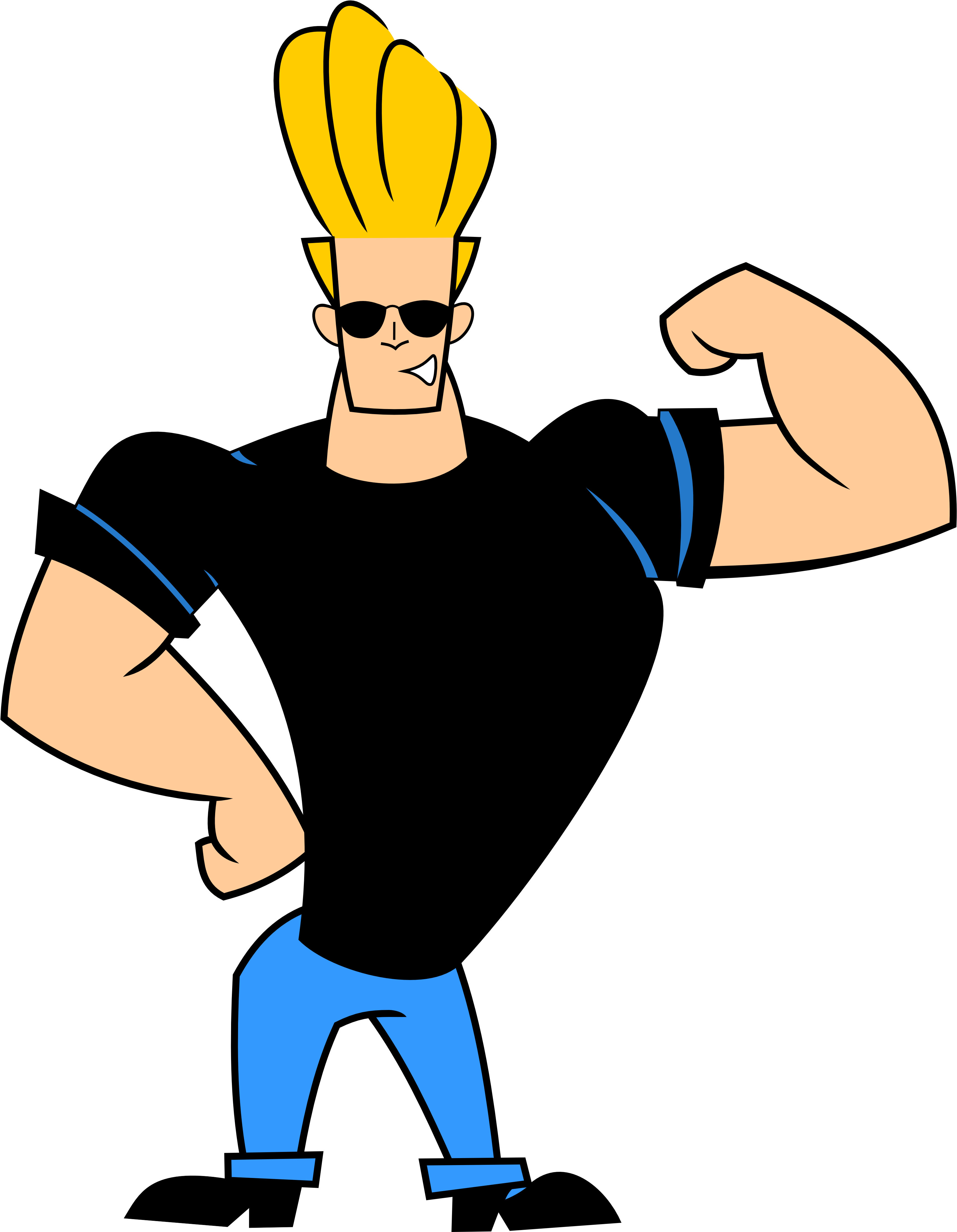 7 Cartoons From Our Childhood Cartoon Network Needs - Johnny Bravo Png (5000x5000), Png Download