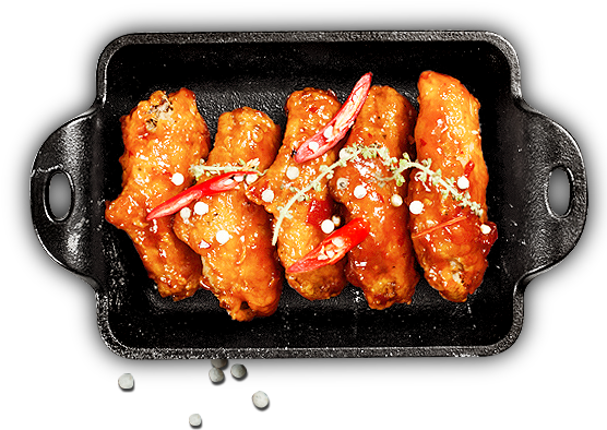 Sweet And Sour Chicken (557x428), Png Download