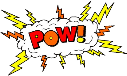 Photo Pow Png Pow Sign Png - Blade Vs Razor (428x283), Png Download