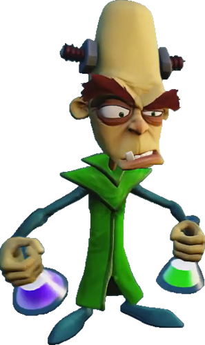 Nitrus Brio - Crash Bandicoot N Sane Trilogy Dr Nitrus Brio (297x500), Png Download