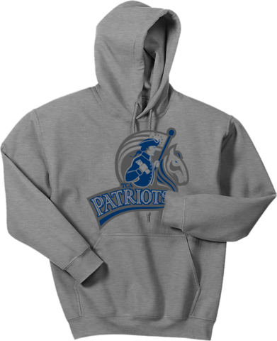 The Classical Academy Printed Patriots Logo Hoodie - Screen Printing On Hoodies Outcome (391x480), Png Download