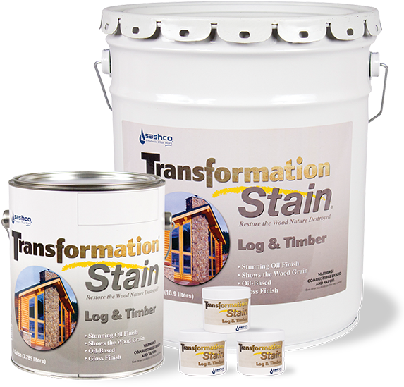 Timber - Sashco Transformation Log & Timber 5 Gallons (600x631), Png Download