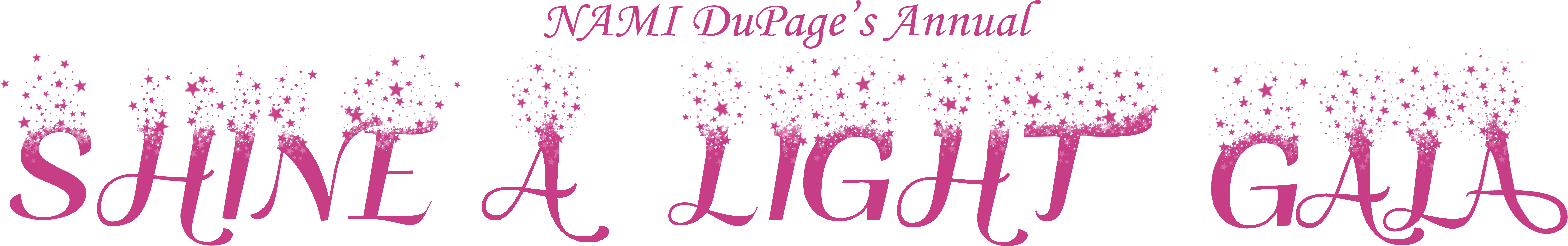 Shine A Light Gala - Calligraphy (8100x1650), Png Download